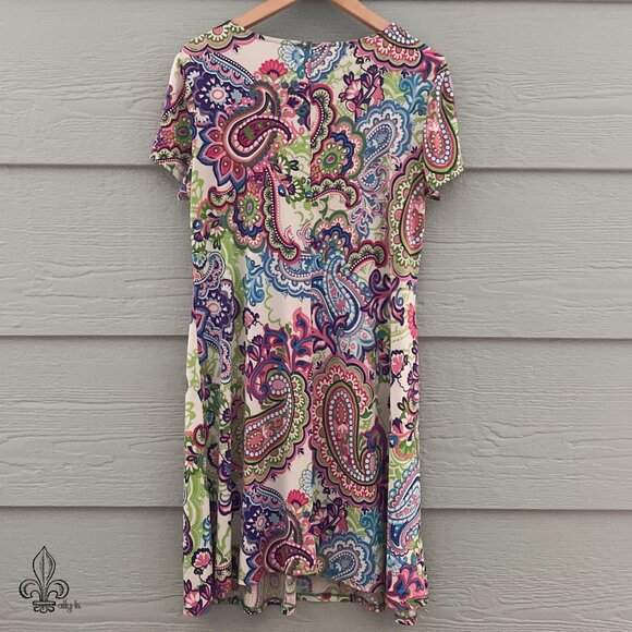 💐MSK Paisley Shift dress💐 - Picture 4 of 8